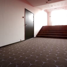 Tekero referents BDG büroo ja Nordea kontserdimaja koridorid. Brintonsi villavaip Abbeyglen ja Vorwerki rullvaip Decora. 