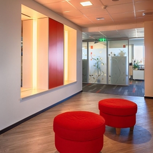 Tekero referents Swedbank Estonia, HR office. Interface plaatvaip Online/Offline.