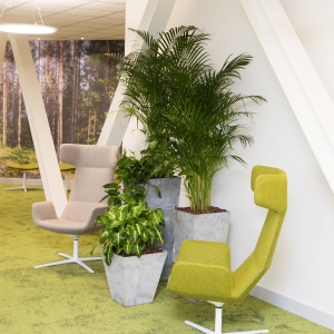 Tekero referents Tamro Baltics büroo Lätis. Interface plaatvaip Urban Retreat ja Amtico LVT kate Spacia. 
